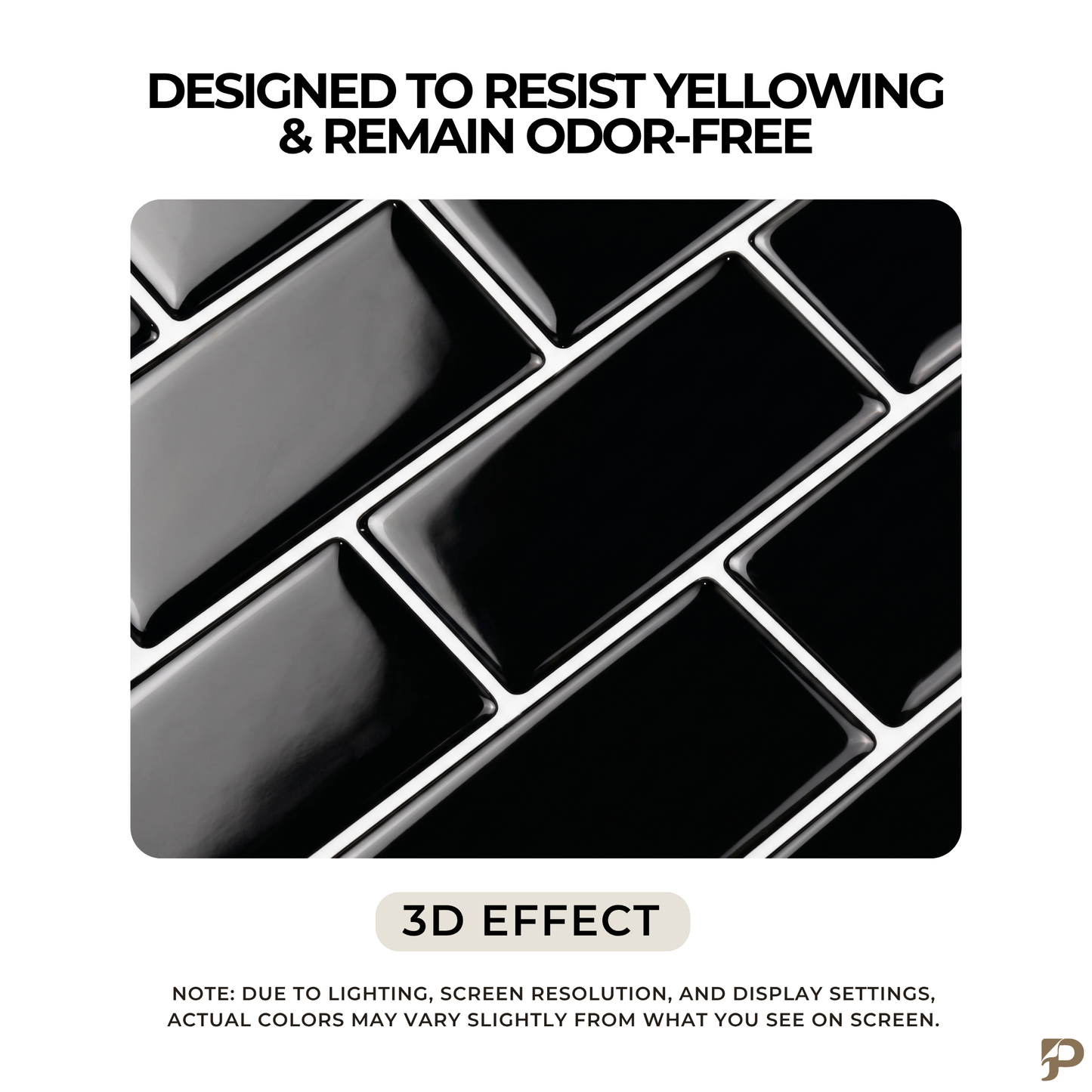 Minimalist Onyx - Self Adhesive 3D Tile
