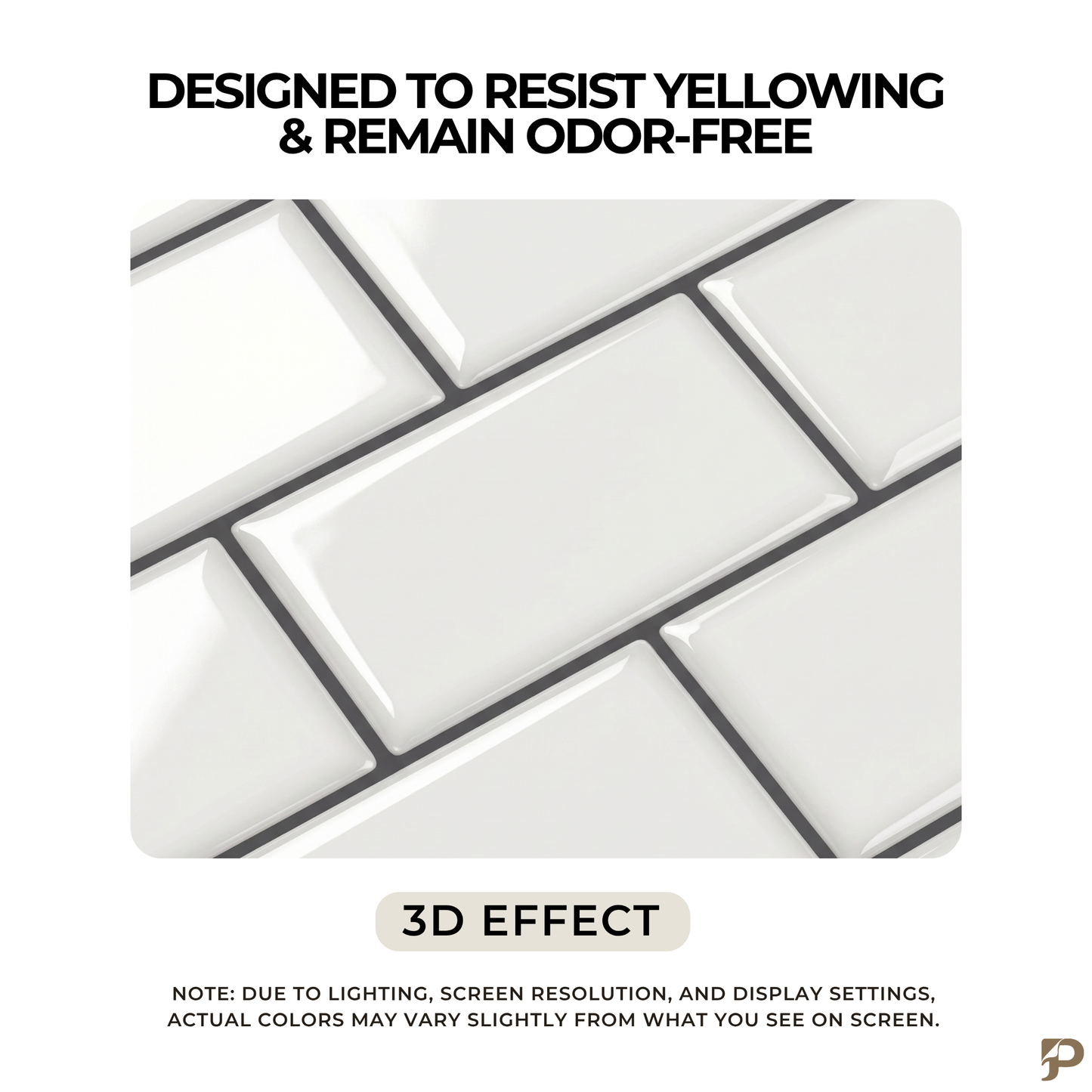 White Subway - Self Adhesive 3D Tile
