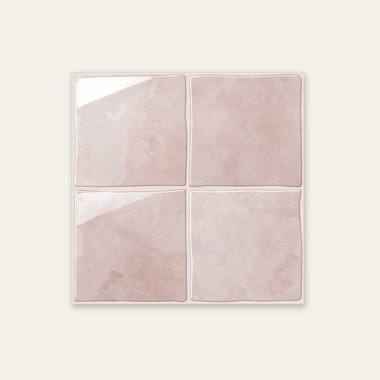 Taupe Pink Square - Self Adhesive 3D Tile