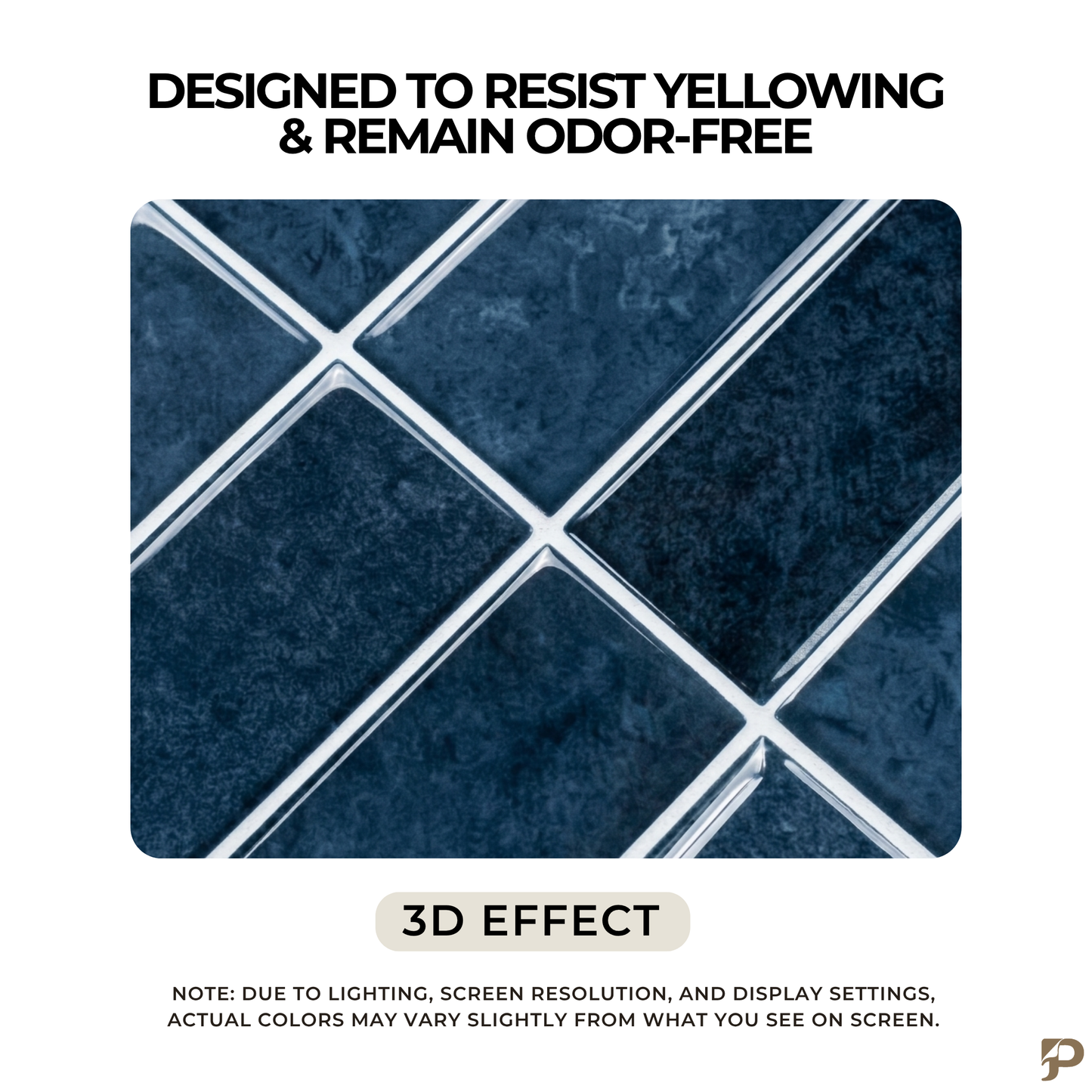 Deep Blue - Self Adhesive 3D Tile