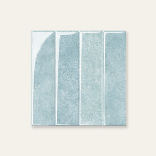 Baby Blue Stacked Large - Self Adhesive 3D Tile