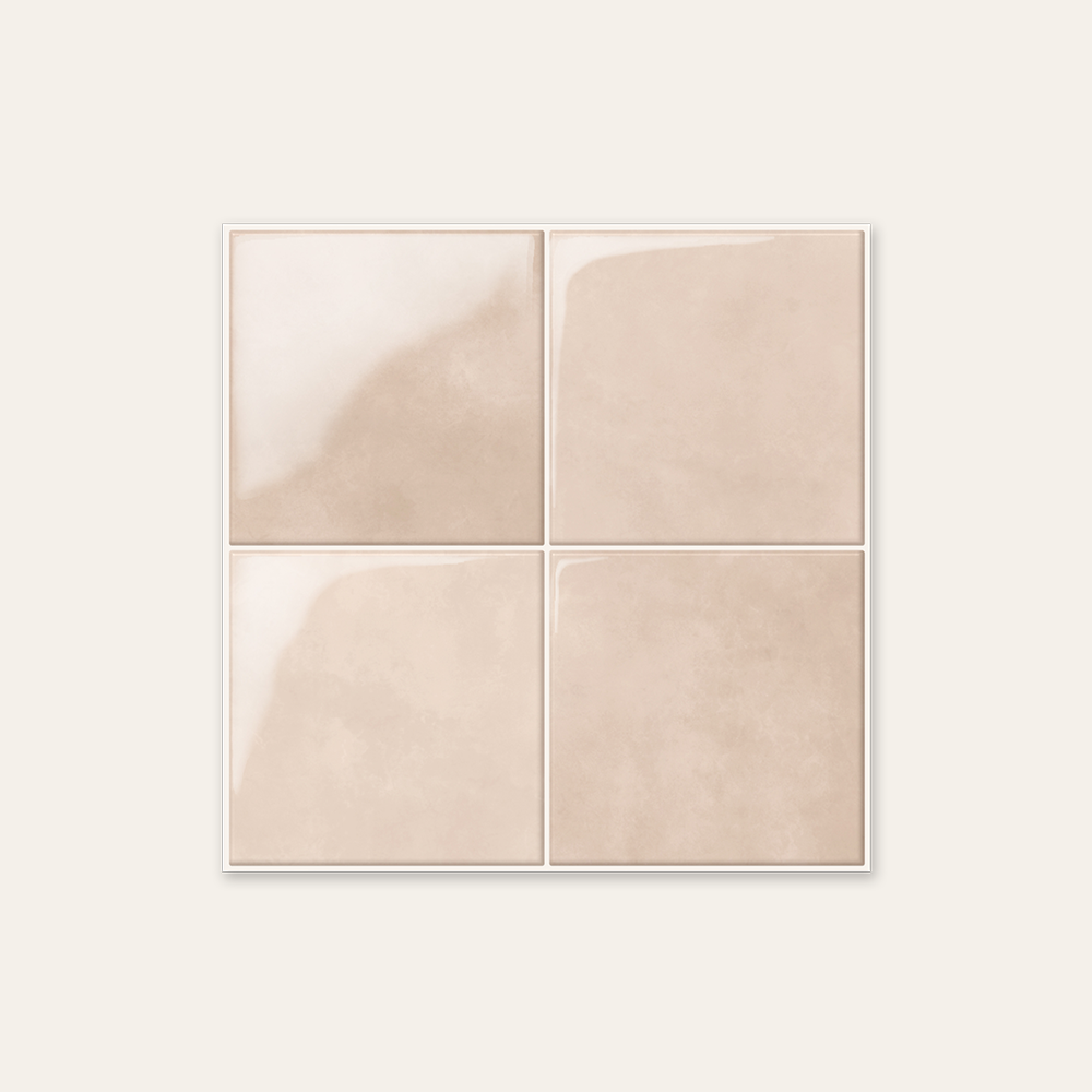 Sand Beige Square - Self Adhesive 3D Tile
