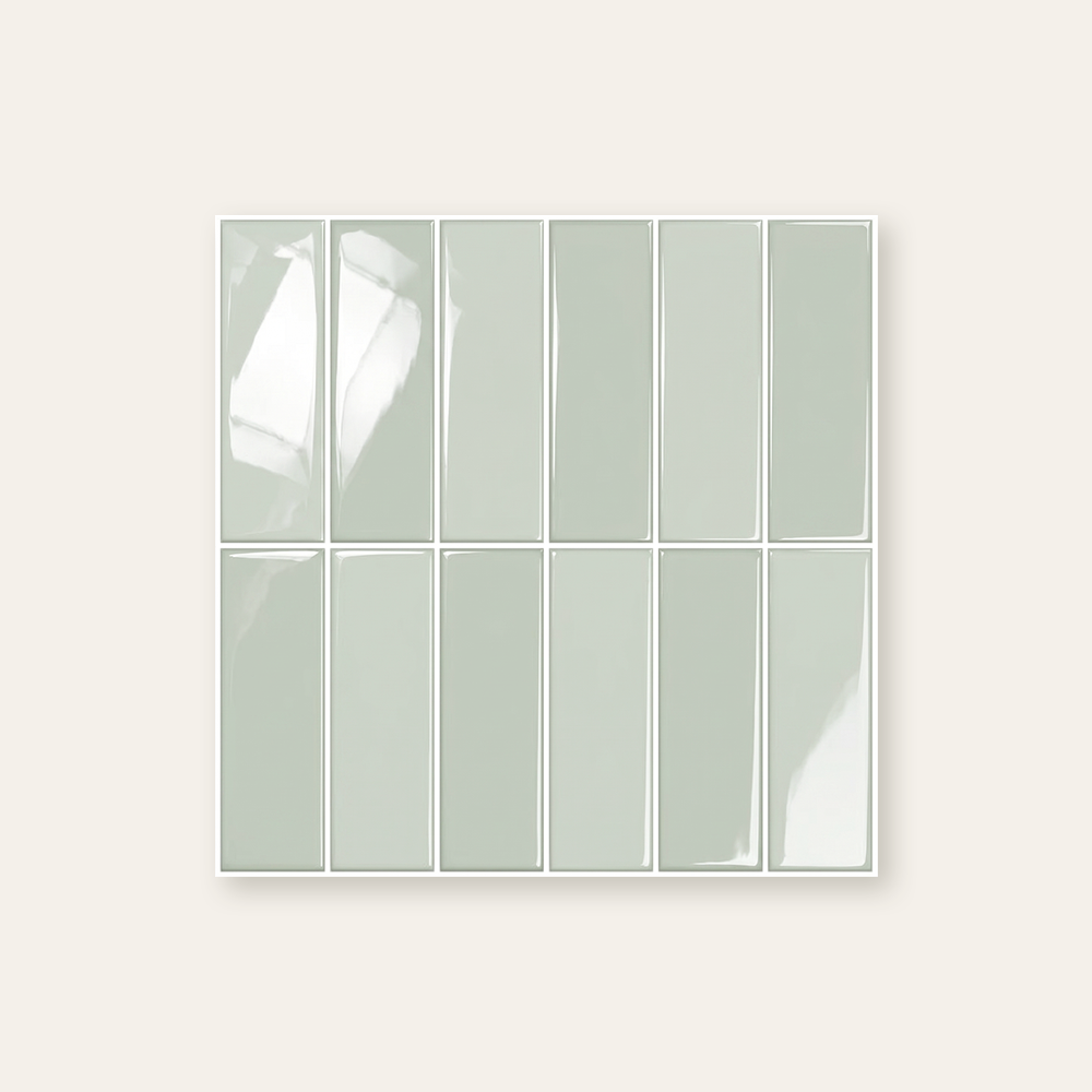 Muted Green - Self Adhesive 3D Tile