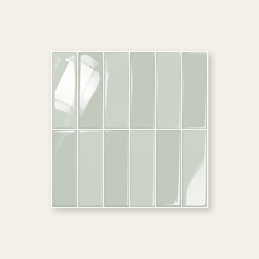 Muted Green - Self Adhesive 3D Tile