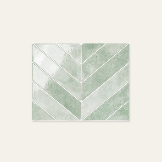 Herbal Morning Chevron - Self Adhesive 3D Tile