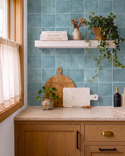 Slate Blue Square - Self Adhesive 3D Tile