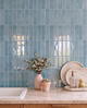 Light Blue Stacked - Self Adhesive 3D Tile