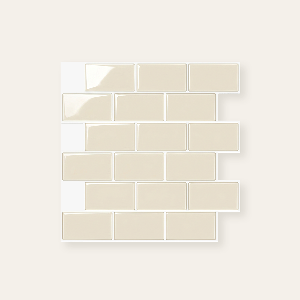 Vanilla Subway - Self Adhesive 3D Tile