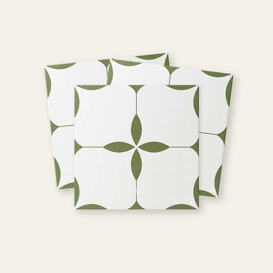 Olive Cross - Matte Wall & Floor Tile Stickers