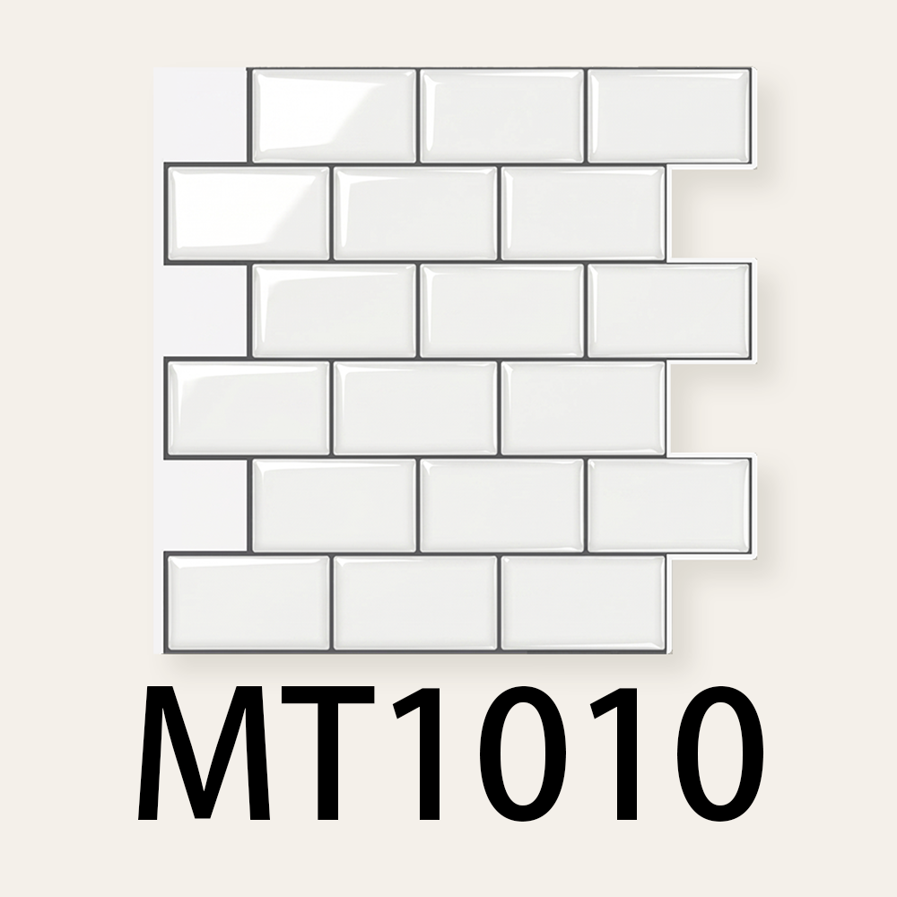 White Subway - Self Adhesive 3D Tile