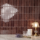 Burgundy Red - Self Adhesive 3D Tile.