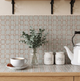 Dirty Caramel & Sage Green - Self Adhesive 3D Tile