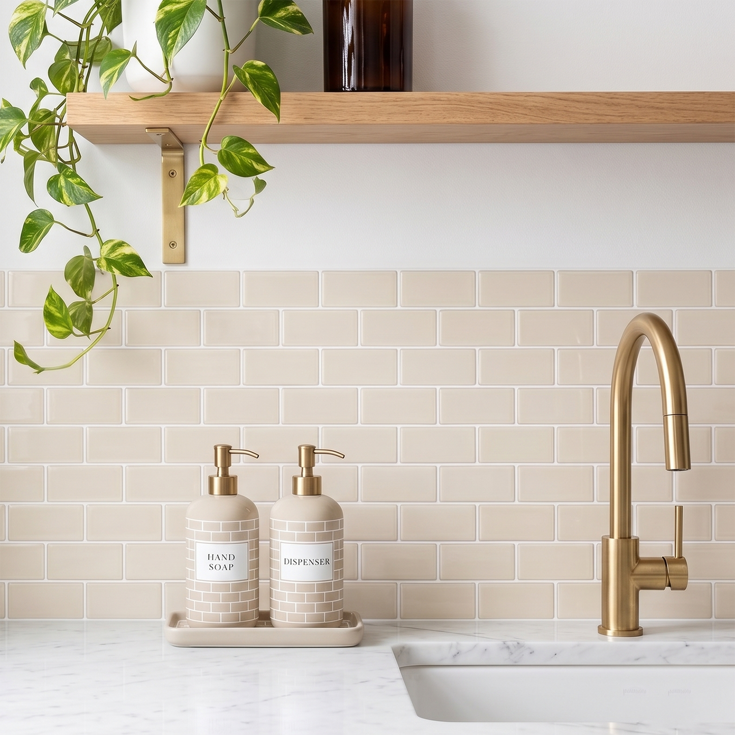 Vanilla Subway - Self Adhesive 3D Tile