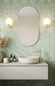 Herbal Morning Chevron - Self Adhesive 3D Tile