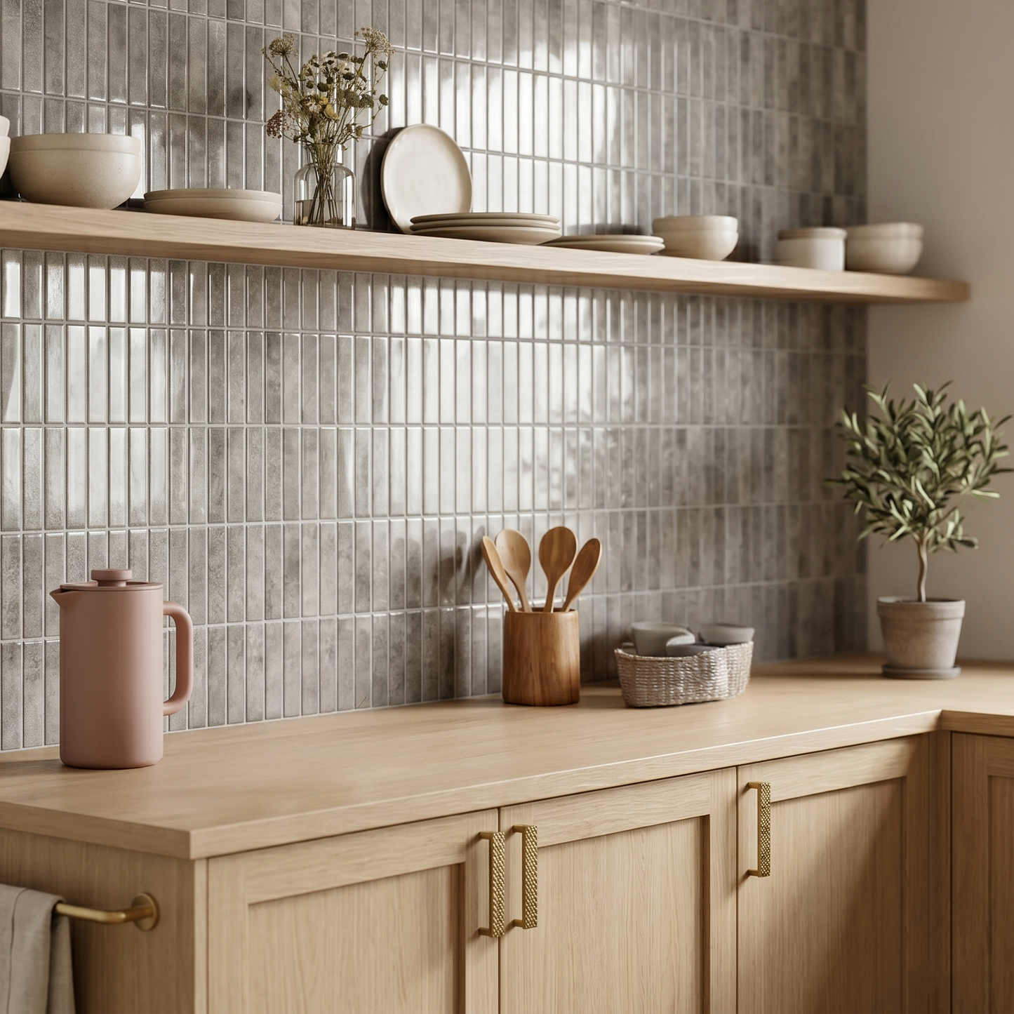 Linen Grey - Self Adhesive 3D Tile