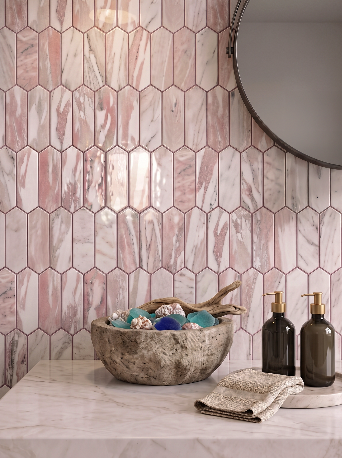 Norwegian Rose Picket - Self Adhesive 3D Tile