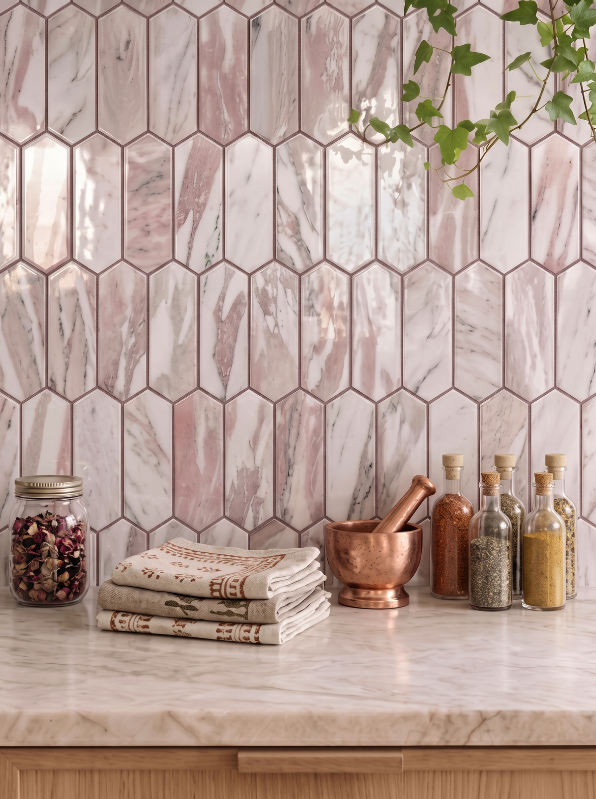 Norwegian Rose Picket - Self Adhesive 3D Tile