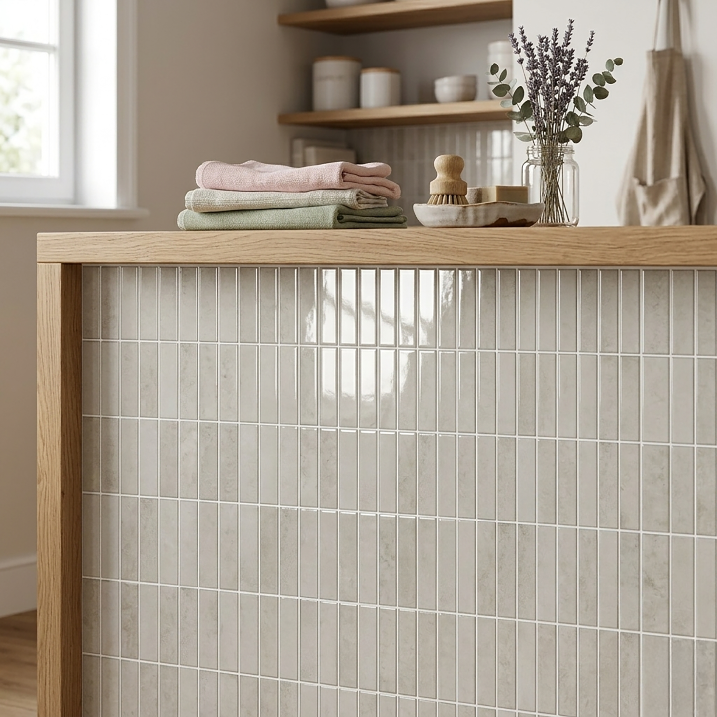 Cream Beige - Self Adhesive 3D Tile