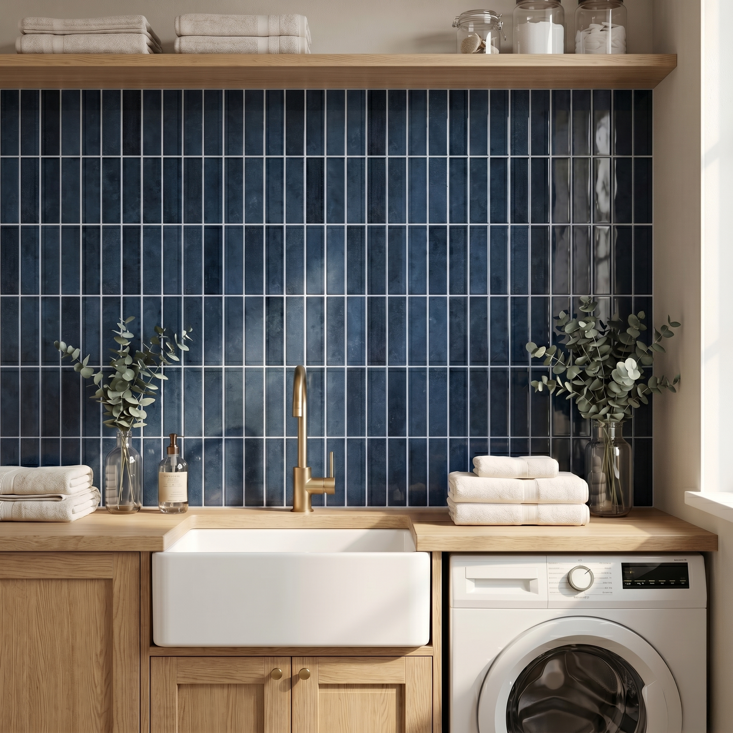 Deep Blue - Self Adhesive 3D Tile