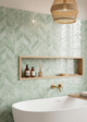 Herbal Morning Chevron - Self Adhesive 3D Tile