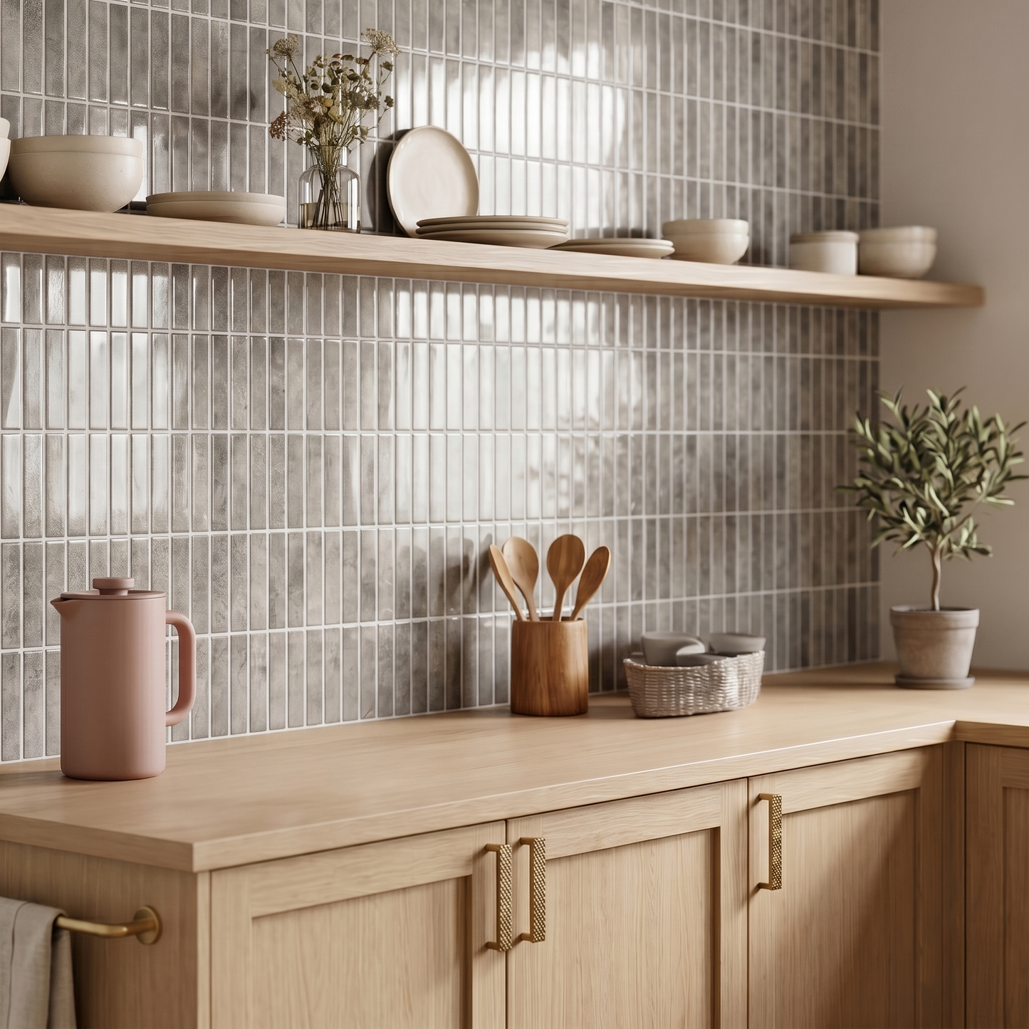 Linen Grey - Self Adhesive 3D Tile