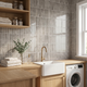 Linen Grey - Self Adhesive 3D Tile