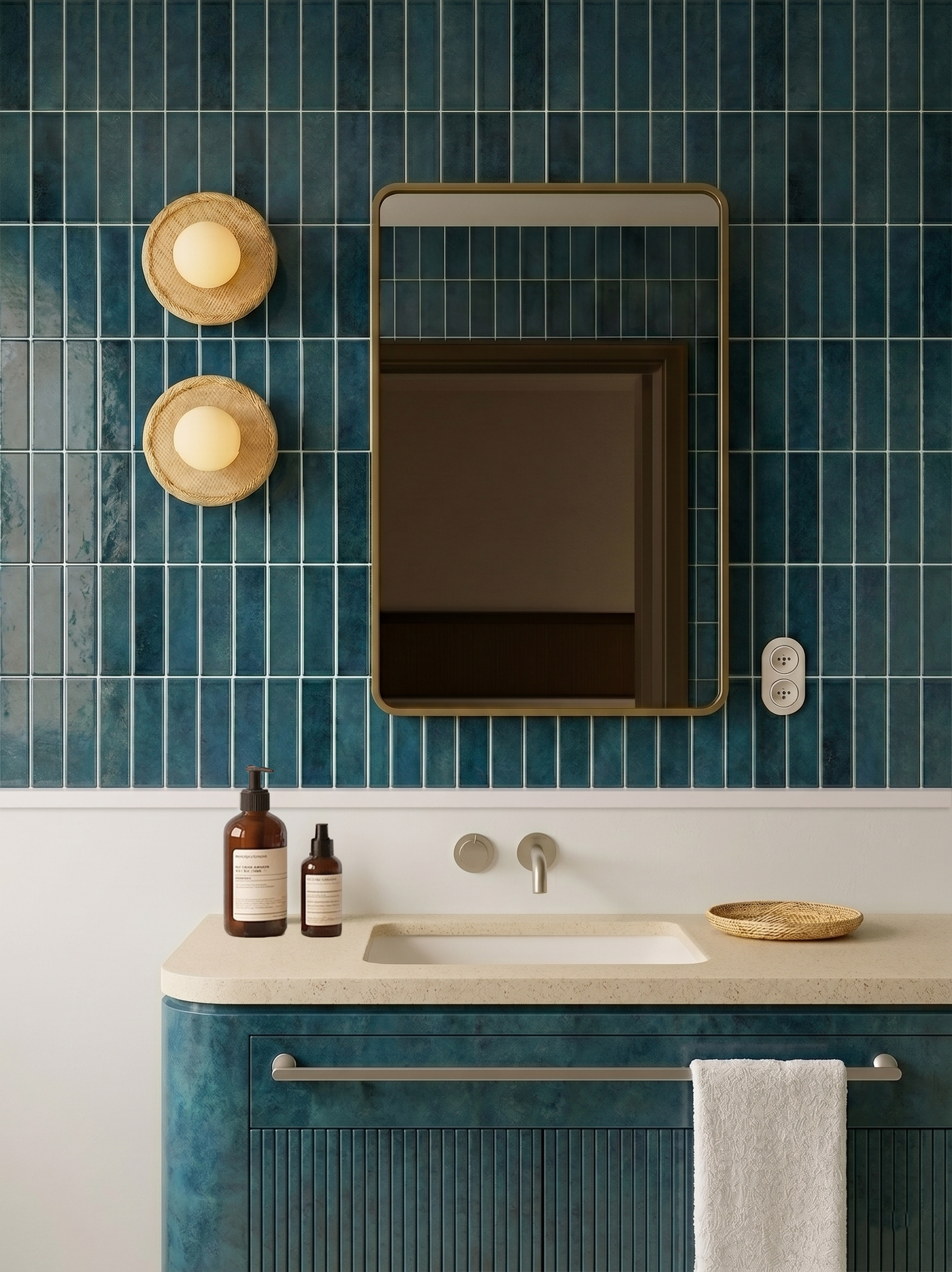 Ocean Deep - Self Adhesive 3D Tile.