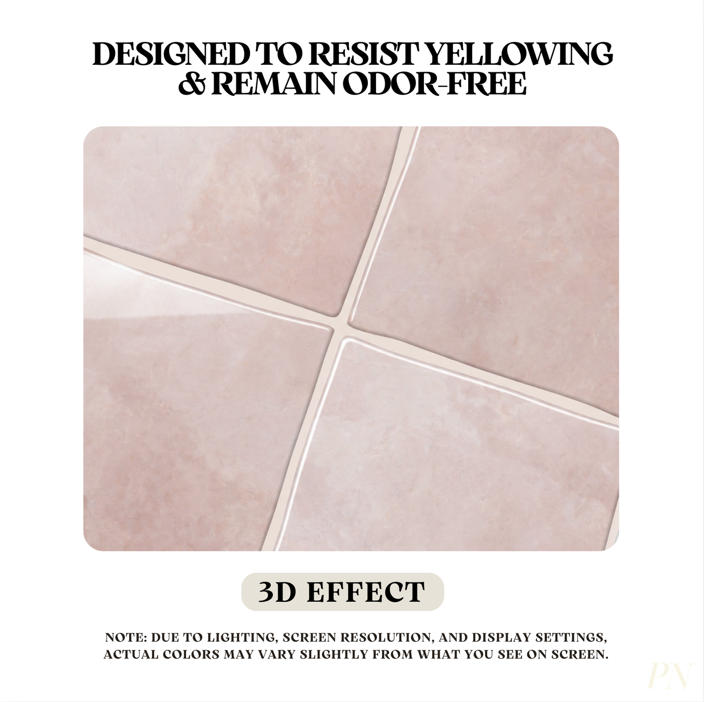 Taupe Pink Square - Self Adhesive 3D Tile