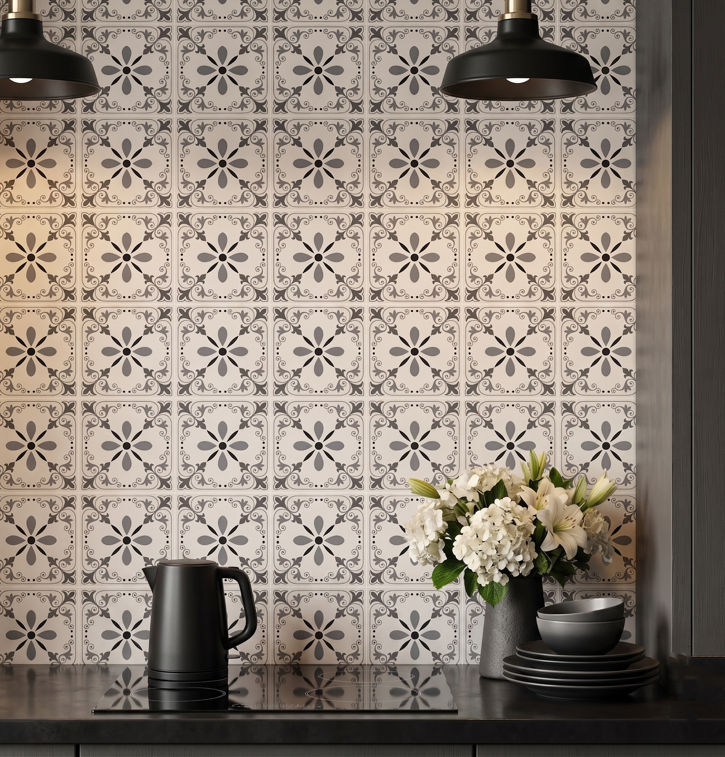 Victorian Gothic - Matte Wall & Floor Tile Stickers