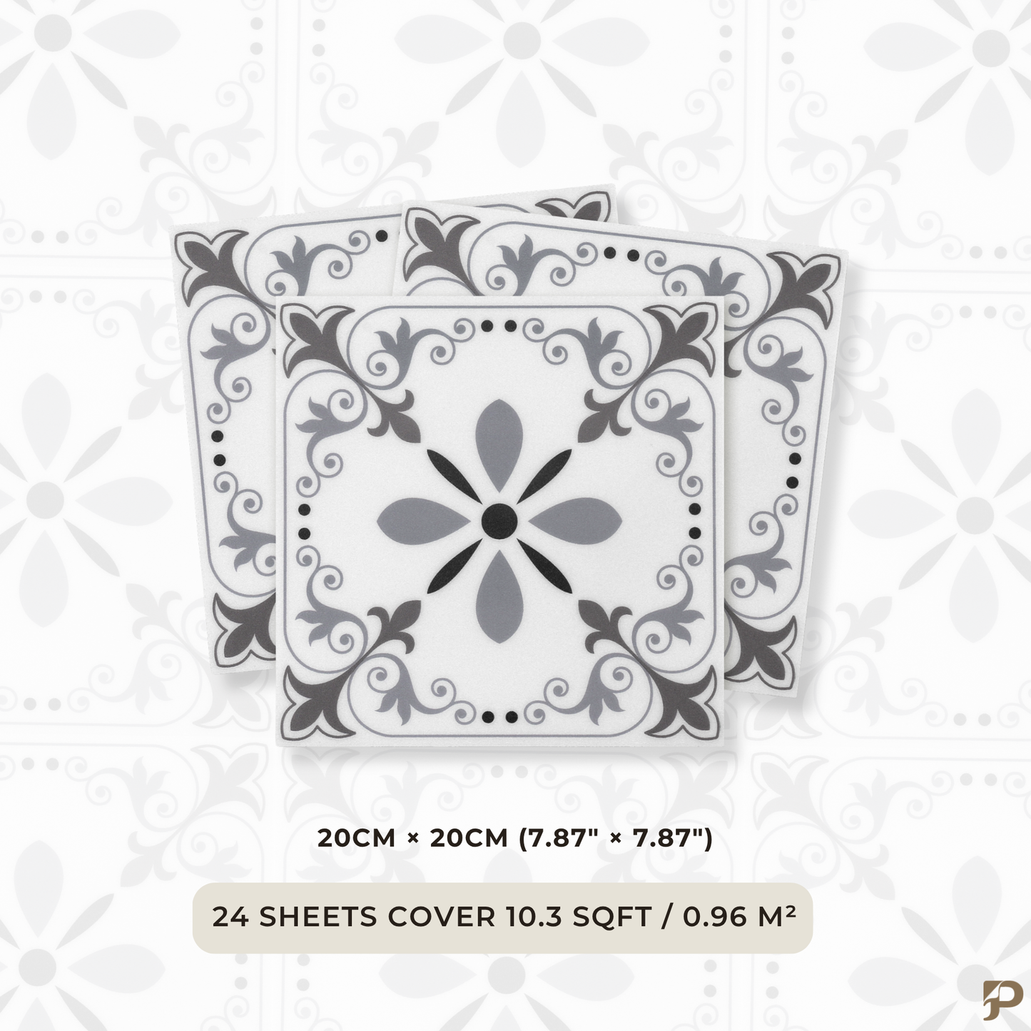Victorian Gothic - Matte Wall & Floor Tile Stickers